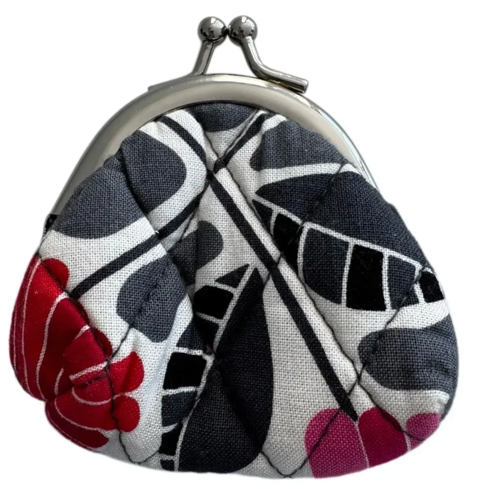 NWOT VERA BRADLEY COIN PURSE BALL SNAP CLOSURE